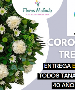 corona flores funeral tres cantos barata