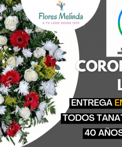 Corona funeraria la paz para enviar al tanatorio precio