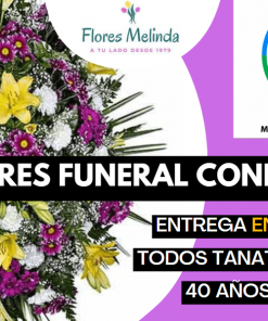 Palma de flores fúnebres para condolencias Madrid