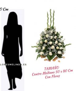 Centro funerario para tanatorios de rosas blancas precios