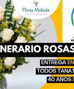 Ramo fúnebre rosas tanatorio de Madrid