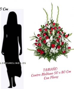 Centro funerario de rosas para tanatorios precios