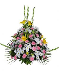 Centro de flores funerario para tanatorio La Paz Madrid precio