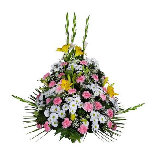 Centro de flores funerario para tanatorio La Paz Madrid precio