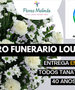 Centro de flores para difuntos Lourdes