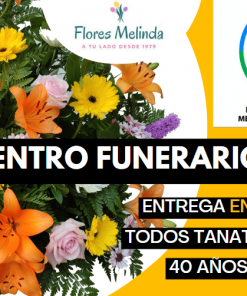 centro de flores para difunto original