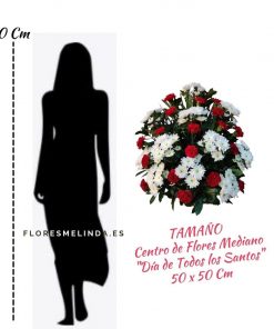 Centro de flores elegante para funeral Madrid