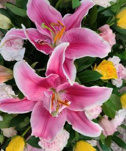 Cojín de flores fúnebres para tanatorios de Madrid