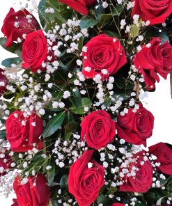 Corona funeraria para tanatorios de rosas precios