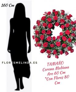 Corona funeraria de Rosas precio