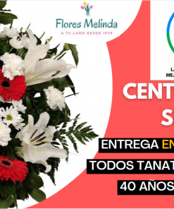 centro de flores para tanatorio Servisa Madrid