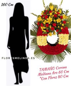 Corona fúnebre Bandera de España precios