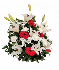 Centro de flores para funeral Servisa