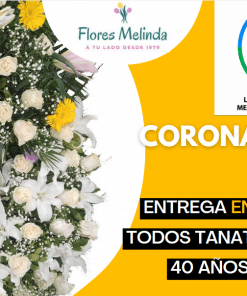Corona funeraria Lujo precio