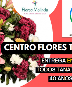 Centro de flores para difuntos TANATORIO