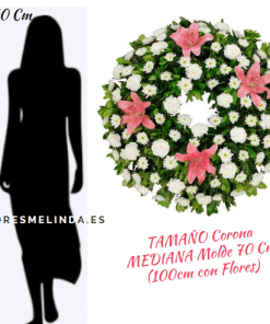 Corona de flores para difunto VELATORIO