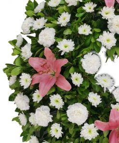 corona funeraria para velatorio, tanatorio, cementerio, entierro Madrid